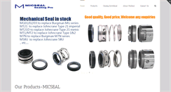 Desktop Screenshot of micseal.com