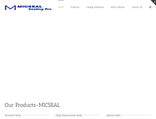 Tablet Screenshot of micseal.com